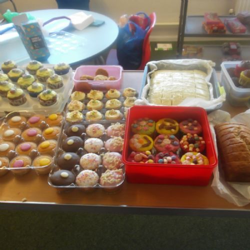 Fairtrade fortnight cake sale